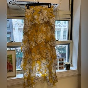 Anthropologie Tiered Maxi Skirt